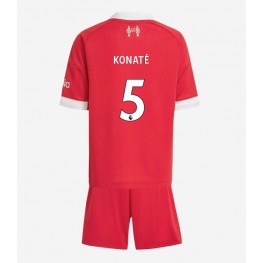 Liverpool Ibrahima Konate #5 Thuis tenue Kids 2025-26 Korte Mouw (+ Korte broeken)